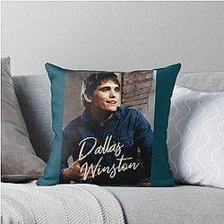 Dallas Winston Outsiders 80s Movie Throw Pillow