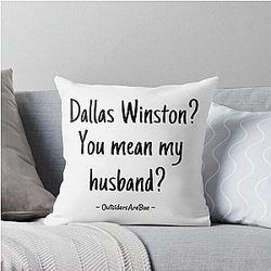 Dallas Winston Husband Throw Pillow