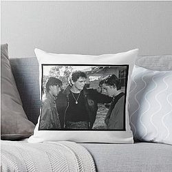 The Outsiders - Ponyboy  Curtis - Johnny  Cade and Dallas  Winston - Vintage Throw Pillow