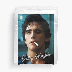 Mens Dallas Winston The Outsiders 80s Movie Graphic Tee All Sizes Colors Duvet Cover