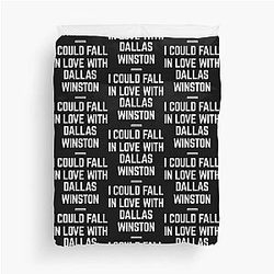 I Heart Dallas Duvet Cover