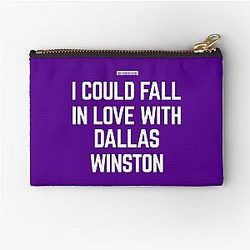 I Heart Dallas Zipper Pouch