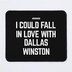 I Heart Dallas Winston Mouse Pad