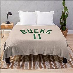 Damian Lillard Milwaukee Bucks NBA Blanket