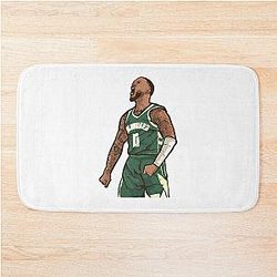 Damian Lillard Cartoon Bath Mat