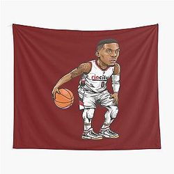 Damian Lillard Art Chibi Tapestry