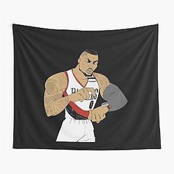 Dame Time - Damian Lillard Tapestry