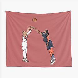 Damian Lillard Game Winner Over Paul George Tapestry