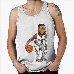 Damian Lillard Art Chibi Tank