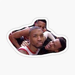 Damian Lillard Game Winner Sticker