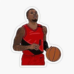 Damian Lillard - Portland Trail Blazers Sticker