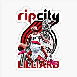 Damian Lillard Rip City Sticker