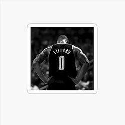 Damian Lillard Black Sticker