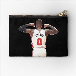 Damian Lillard Basketball Three Point God Zipper Pouch