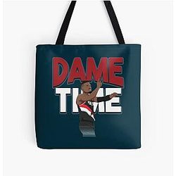 Nba Damian Lillard All Over Print Tote Bag