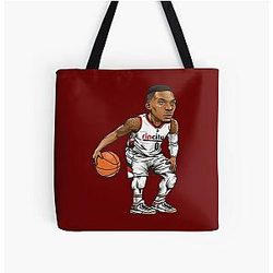 Damian Lillard Chibi All Over Print Tote Bag
