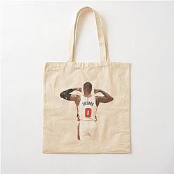 Damian Lillard Three Point God Cotton Tote Bag