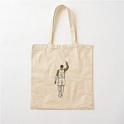 Damian Lillard Pointing Up Celebration Cotton Tote Bag