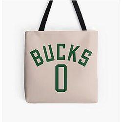 Damian Lillard Milwaukee Bucks NBA Tote Bag