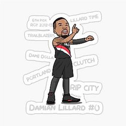Damian Lillard Sticker