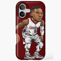 Damian Lillard Art Chibi iPhone Tough Case