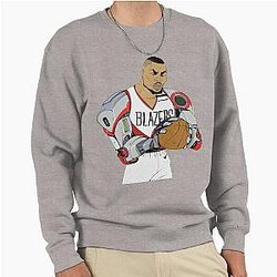 Damian Lillard Dame Time Robot Pullover Sweatshirt