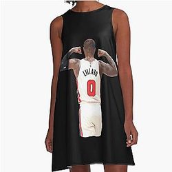 Damian Lillard Basketball Three Point God Dress