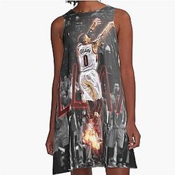 Fun art Damian Lillard A-Line Dress