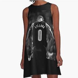 Damian Lillard Black A-Line Dress