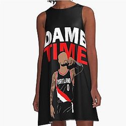 It's Dame Time Damian Lillard A-Line Dress