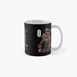 Damian Lillard Portland Blazers Vector Art Dame Time Classic Mug