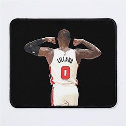 Damian Lillard Basketball Three Point God Mouse Pad