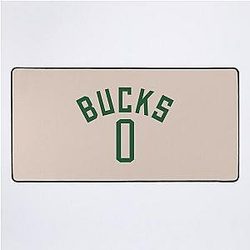 Damian Lillard Milwaukee Bucks NBA Desk Mat