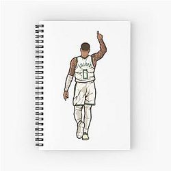 Damian Lillard Celebration Spiral Notebook