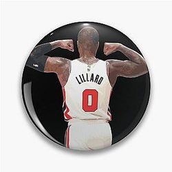 Damian Lillard Three Point God Pin