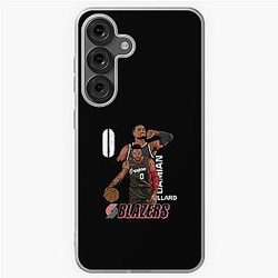 Damian Lillard Portland Blazers Vector Art - Dame Time Samsung Galaxy Case
