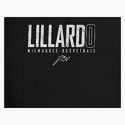 Damian Lillard Milwaukee T-Shirt Jigsaw Puzzle