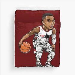Damian Lillard Art Chibi Duvet Cover