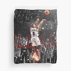 Fun Art Damian Lillard Duvet Cover