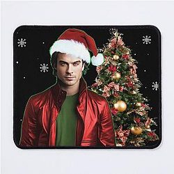 All I Want for Christmas Is Damon Salvatore Mouse Pad
