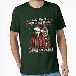 All I Want for Christmas Is Damon Salvatore Essential T-Shirt