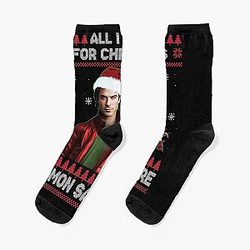 All I Want for Christmas Is Damon Salvatore Socks