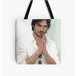 Ian Somerhalder Damon Salvatore Tote Bag