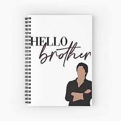 Hello Brother Damon Salvatore Vampire Diaries Notebook