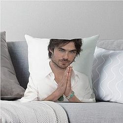 Ian Somerhalder Damon Salvatore Throw Pillow