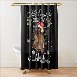 All I Want for Christmas is a Damon Salvatore Shower Curtain