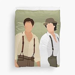 Stefan and Damon Salvatore Vampire Diaries Duvet Cover