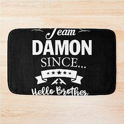 Team Damon Since Brother Damon Salvatore Bath Mat