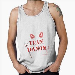 The Vampire Diaries Team Damon Salvatore Tank Top
