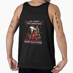 All I Want For Christmas Is Damon Salvatore Tanktop